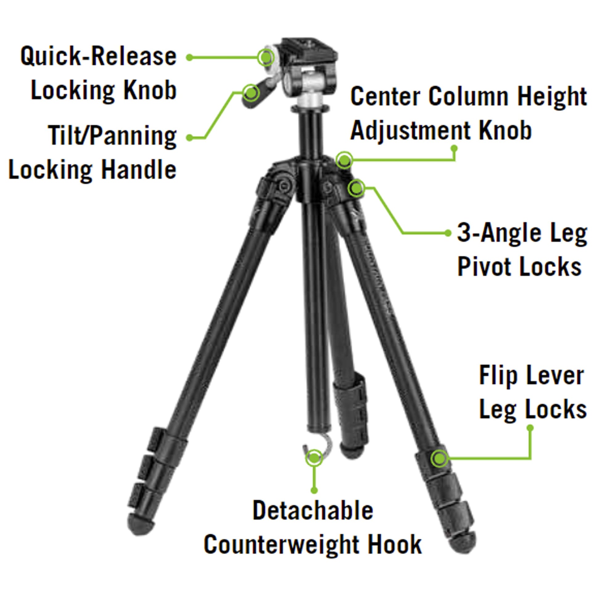 Kit de Trípode Vortex Optics Paso de Montaña