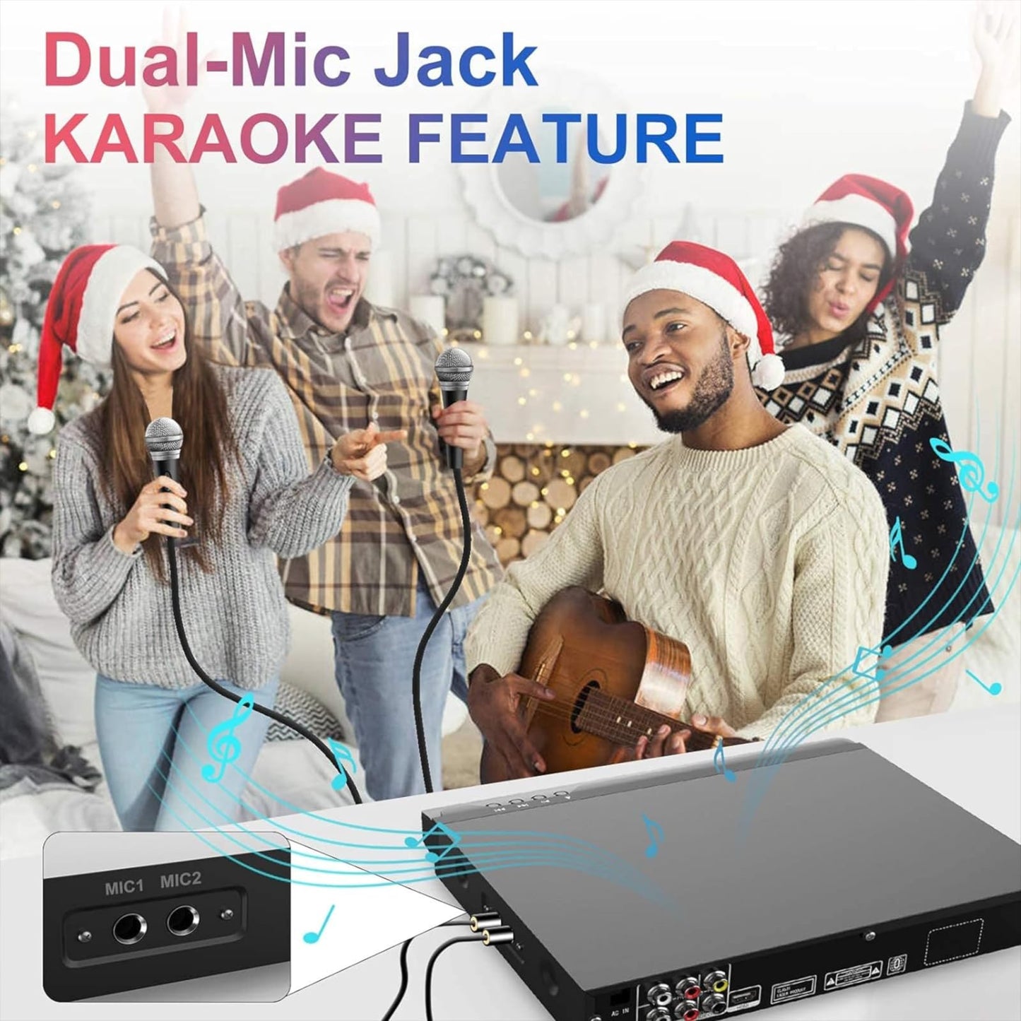 Reproductor de DVD HDMI sin Restricciones Regionales con Mando a Distancia y Entrada USB