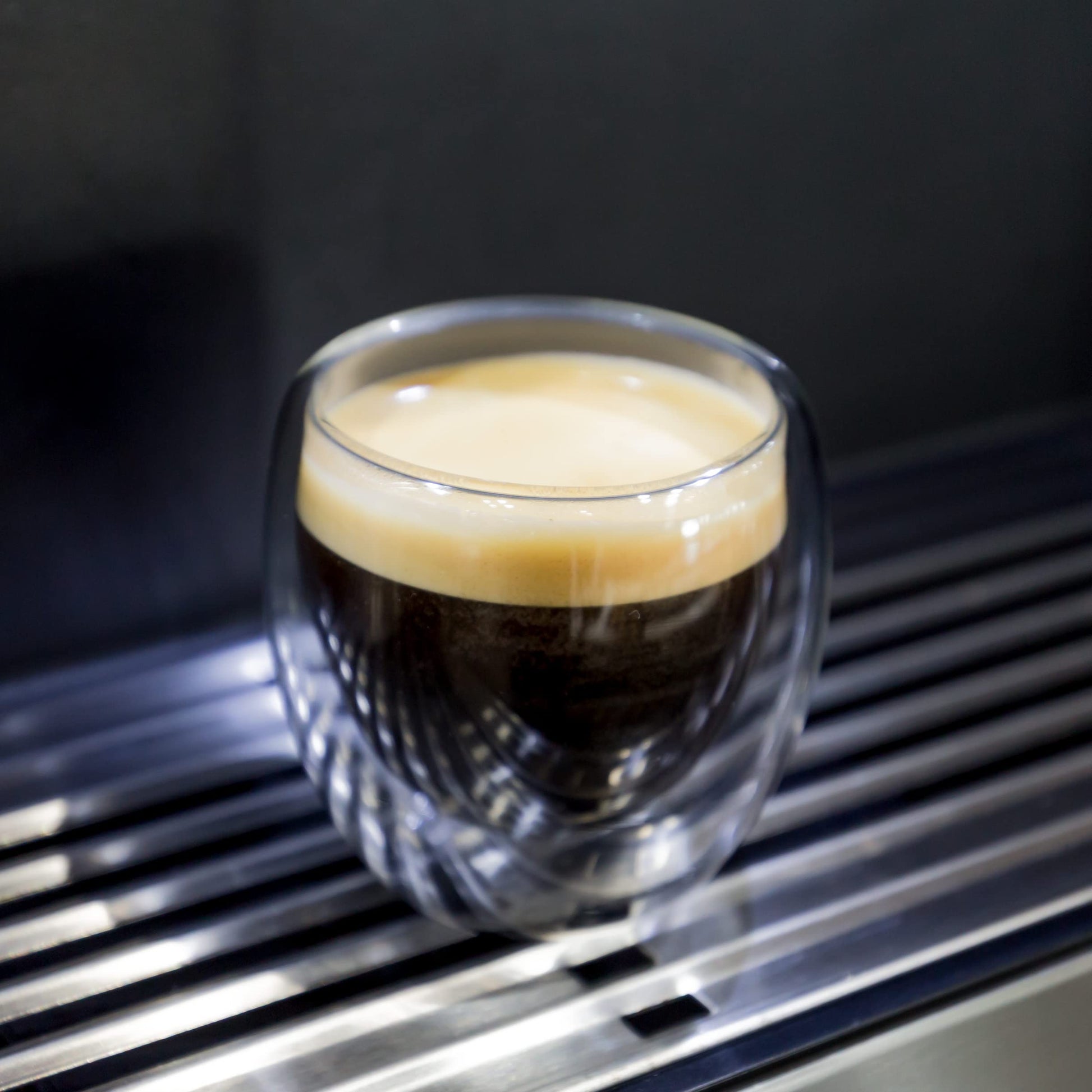 Tazas de Espresso Youngever Transparente Vasos de Café Doble de Vidrio 100ML