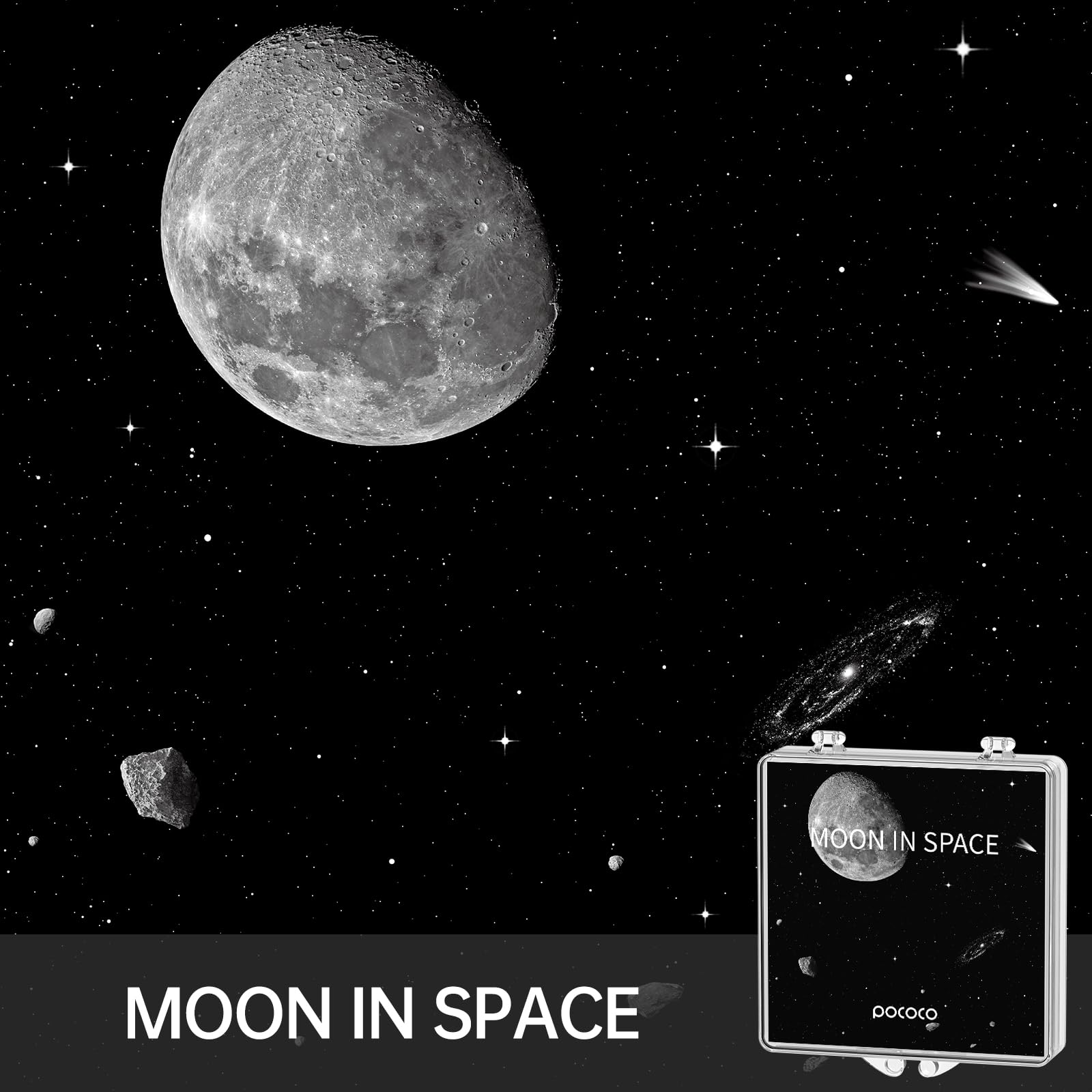 Luna y Estrellas: Discos para POCOCO Proyector Galaxy, 5K Ultra HD, Litografía de Semiconductores (6 Discos)