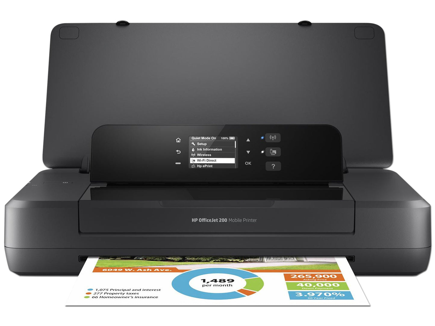 Impresora Portátil HP OfficeJet 200, Color, Wi-Fi, Smart App (CZ993A)