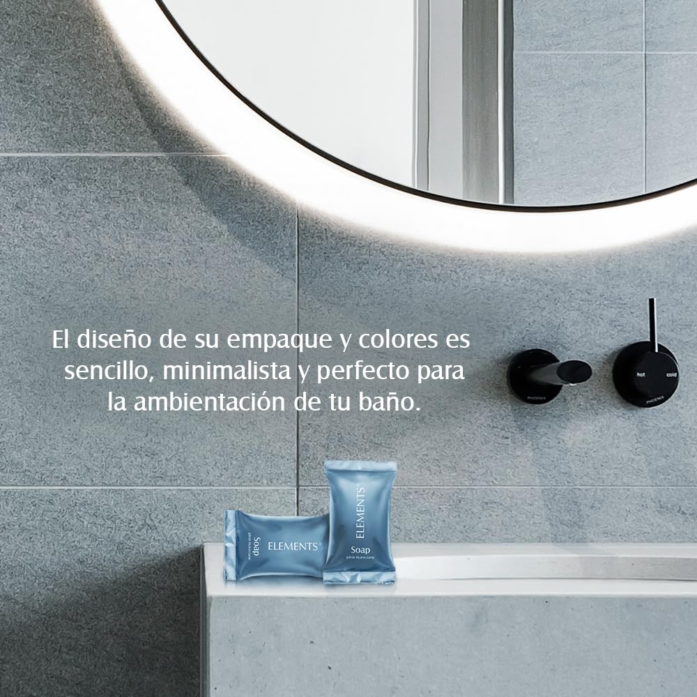 JYPESA Jabón Hotelero Elements Individual 20g Amenidades Hoteleras 120Pzas