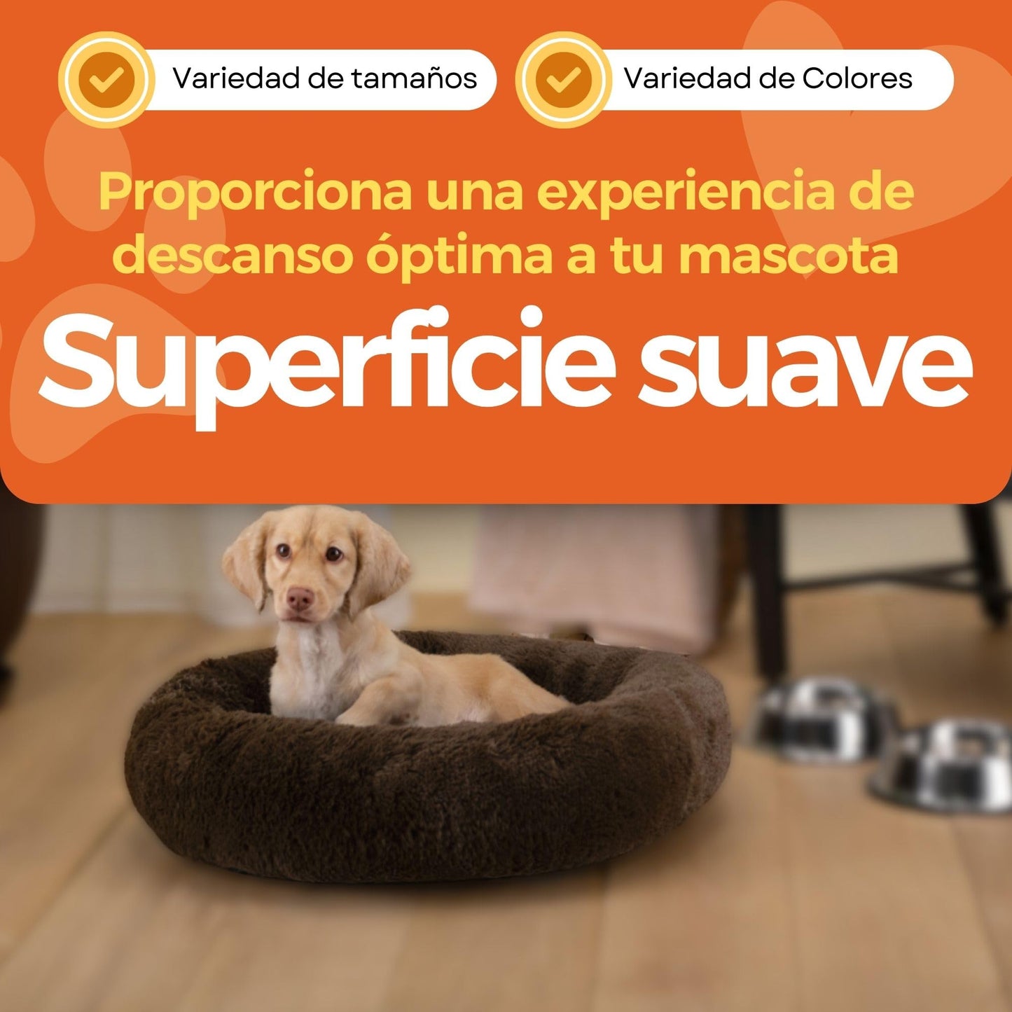 Cama para Perro Hills Cafe Tipo Dona Anti Estrés Medium