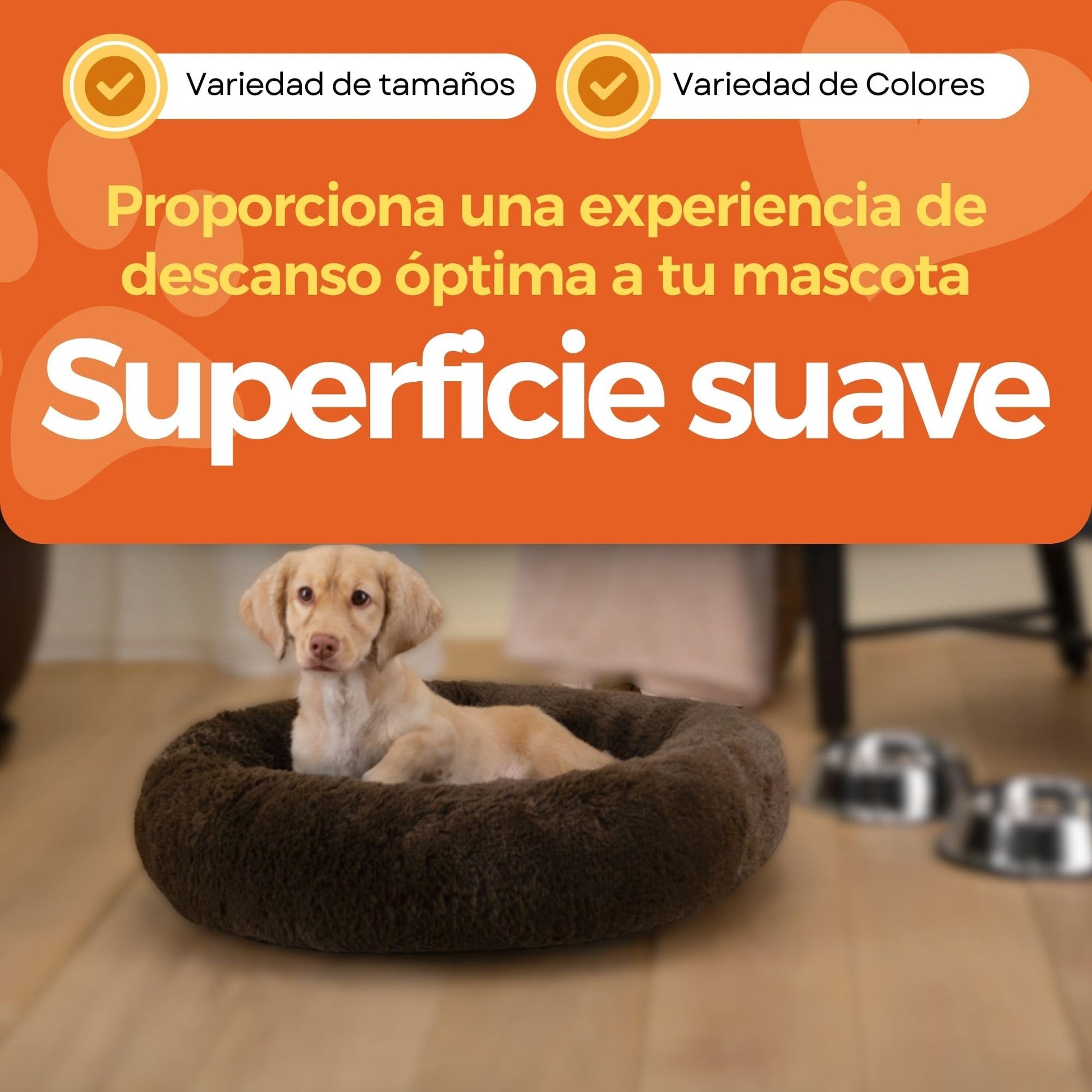 Cama para Perro Hills Cafe Tipo Dona Anti Estrés Medium