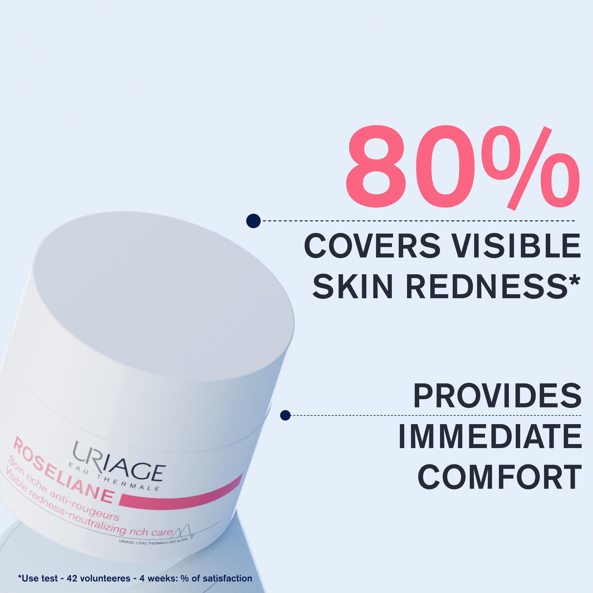 Uriage Creme Roséliane Riche Anti-Enrojecimiento tratamiento para la piel seca y el tema de la botella de 40ml Enrojecimiento