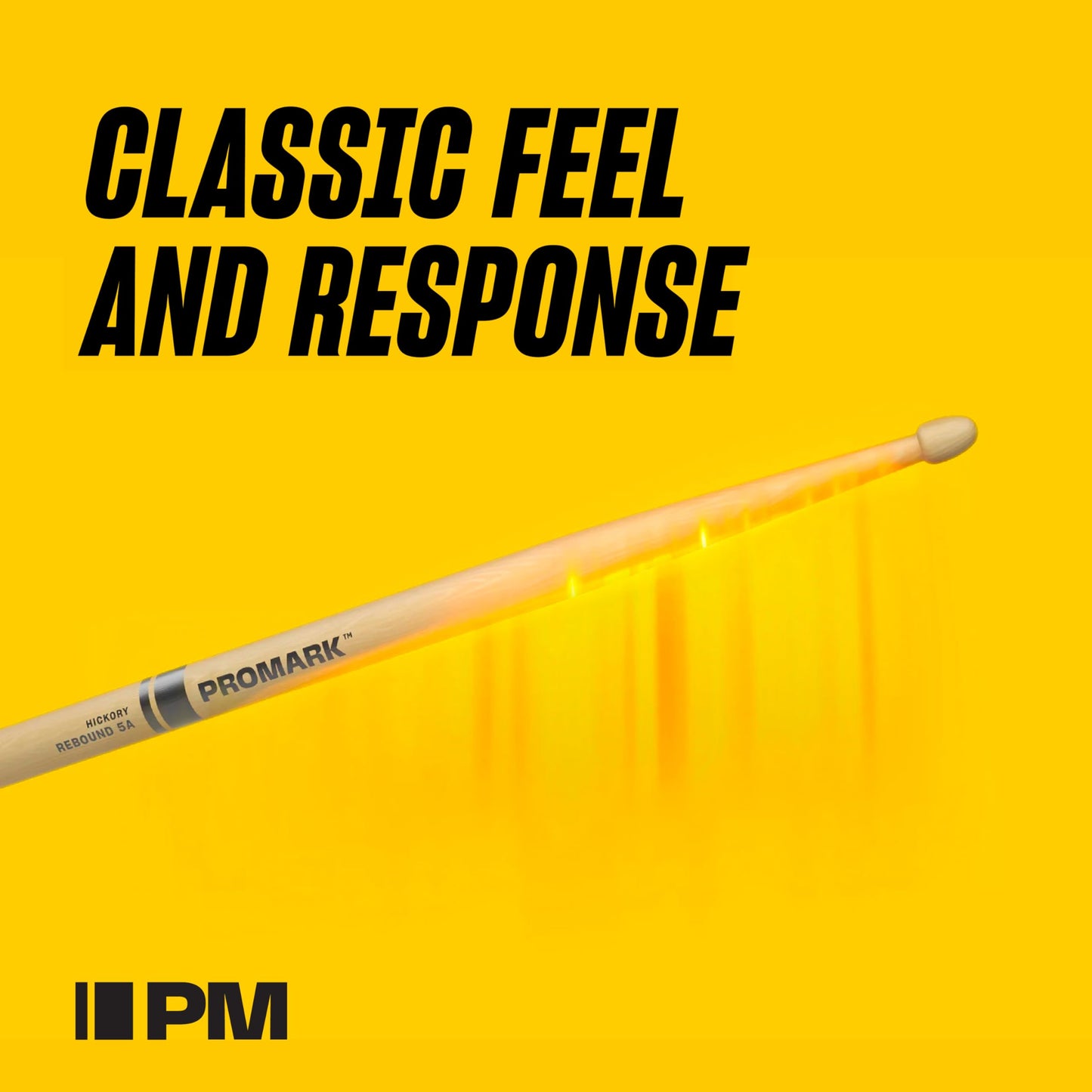 ProMark Baquetas Bateria - Mike Portnoy Drumsticks - - Acabado de agarre activo, Punta de madera ovalada, Madera de nogal americano - 1 par