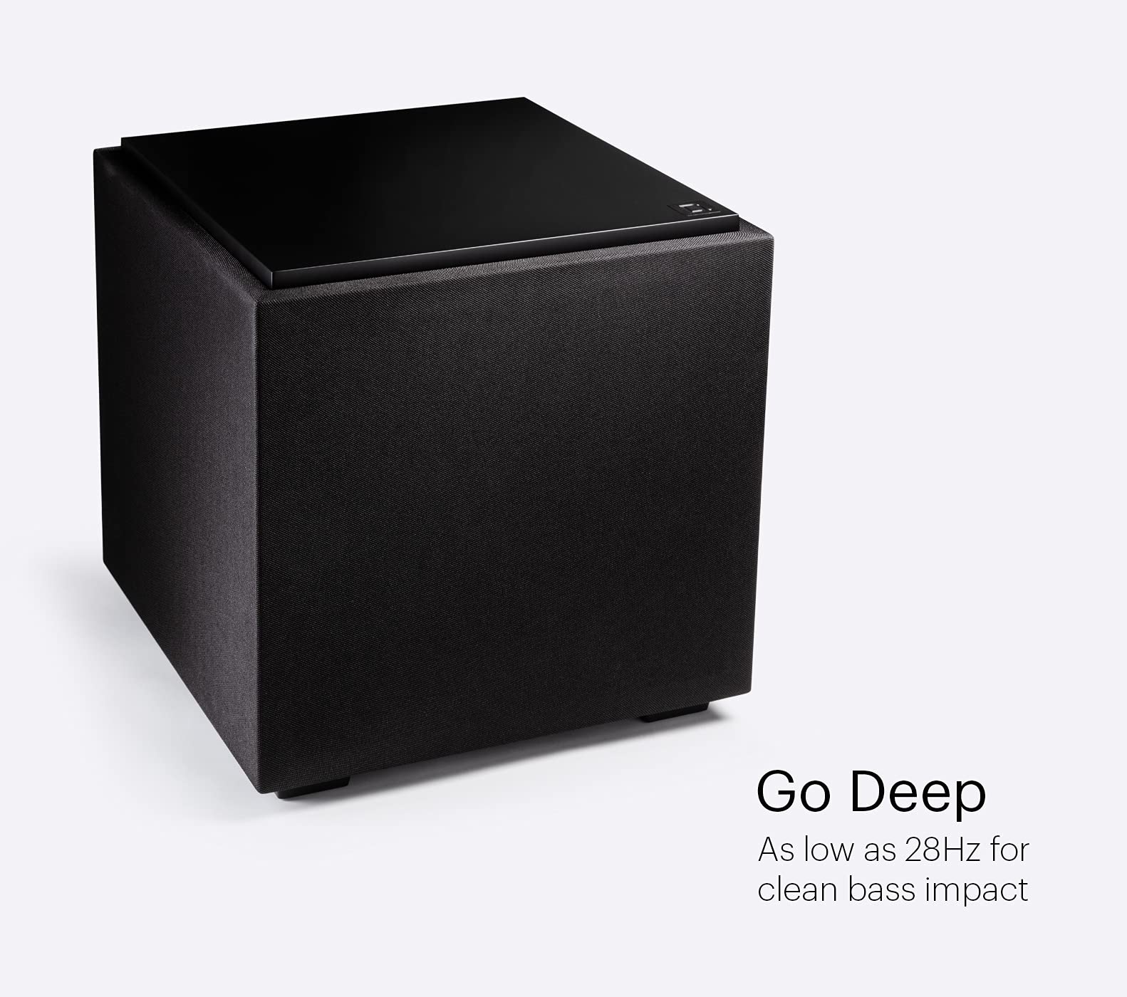 Definitive Technology Descend DN10 Subwoofer de 10 Pulgadas optimizado digitalmente para películas y música, Nueva Arquitectura 3XR, Amplificador de Clase D Pico de 500 W y (2) radiadores de Graves