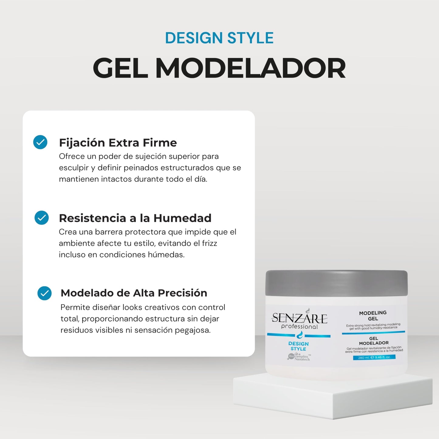 GEL MODELADOR DE 280ML SENZARE