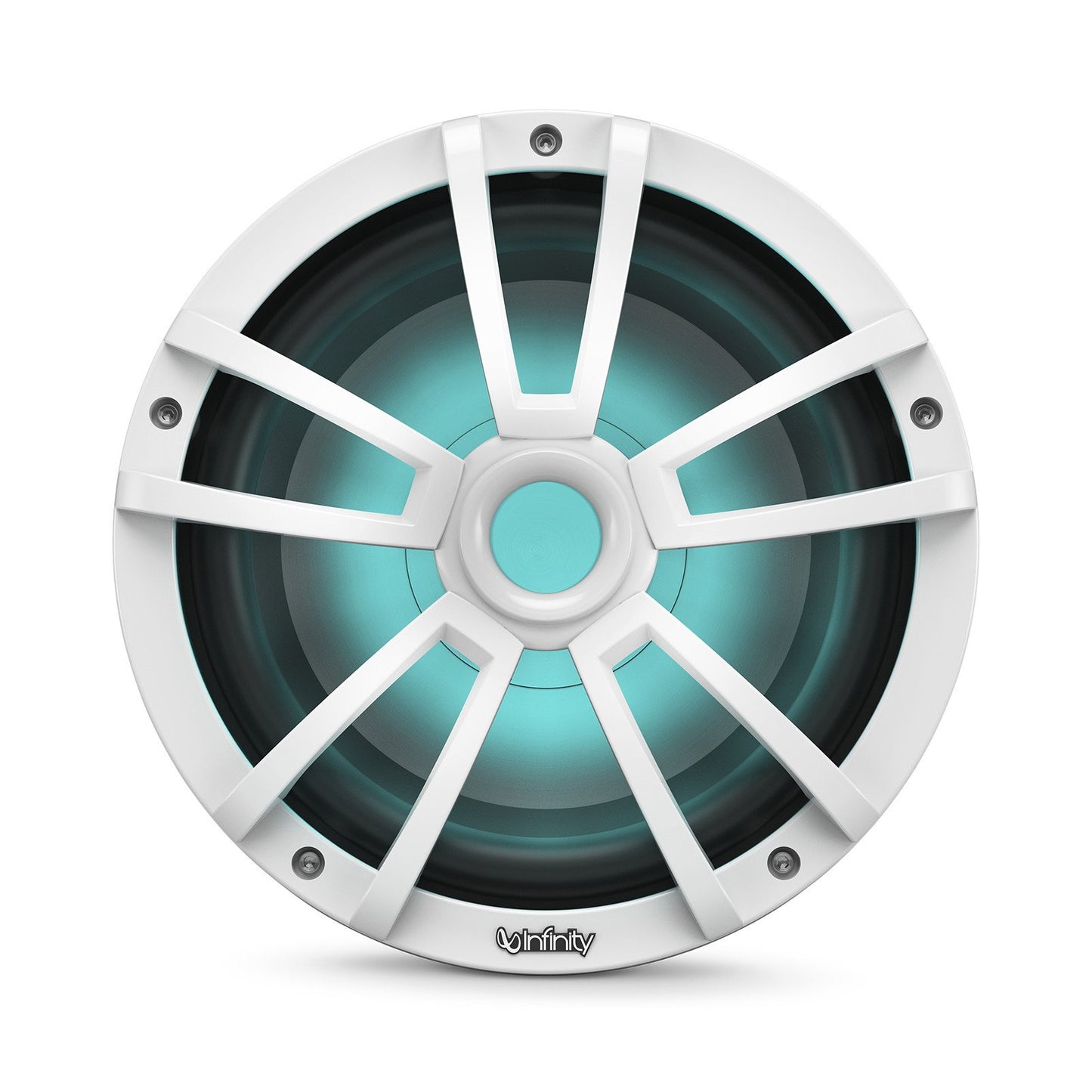 Infinity Mobile Marine Performance Series 10" subwoofer con iluminación RGB - Blanco