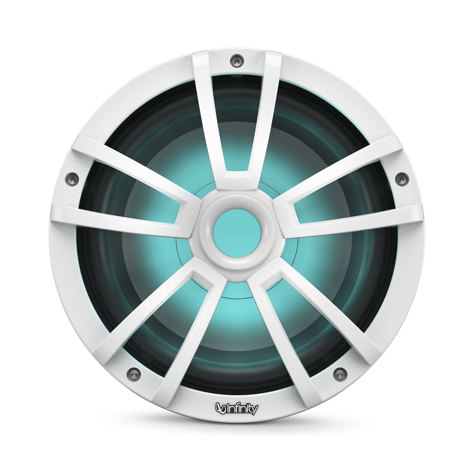 Infinity Mobile Marine Performance Series 10" subwoofer con iluminación RGB - Blanco