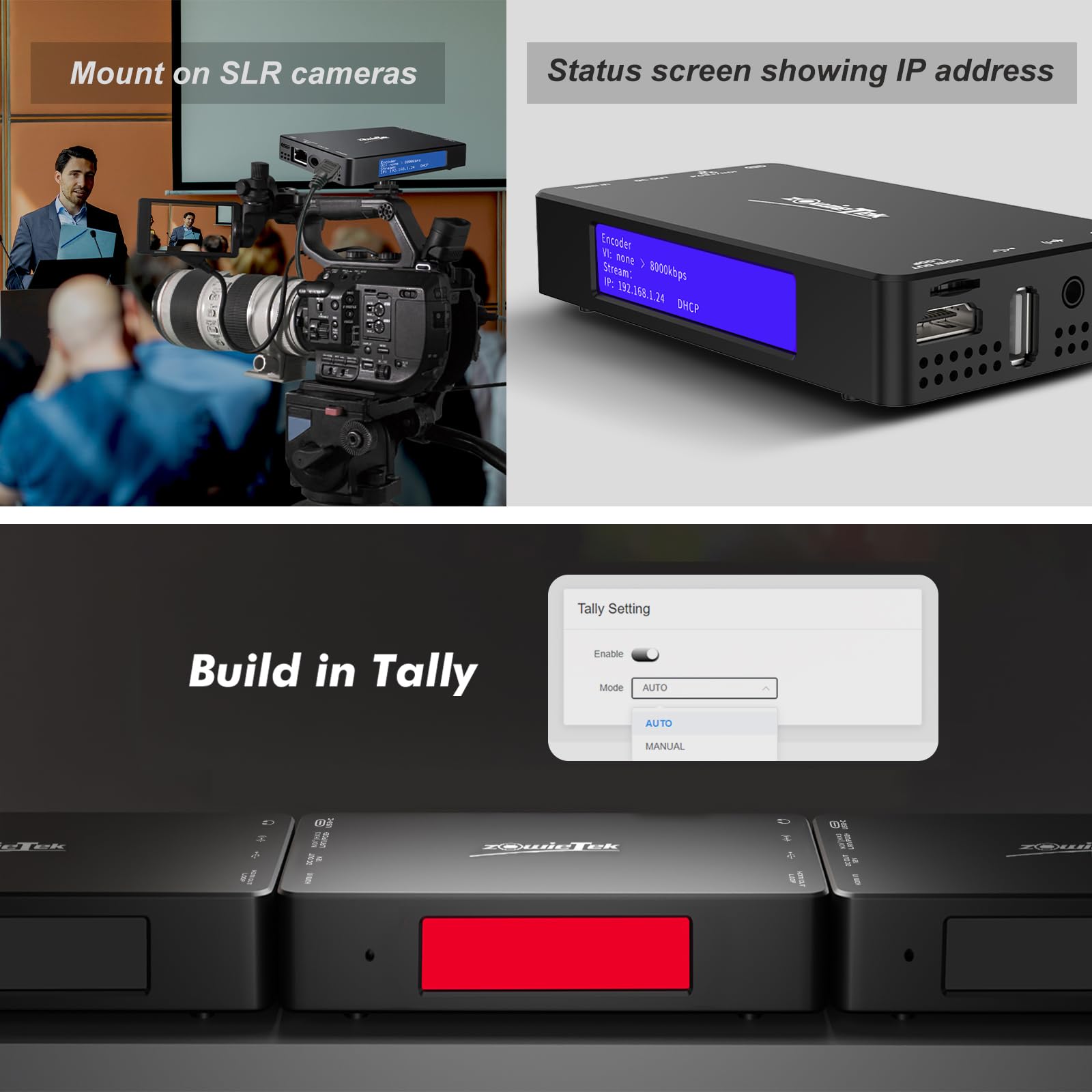 4K HDMI Video Encoder/Decoder, ZowieBox, UVC Converter, SRT/RTMP(S)/RTSP Encoder Decoder, Pass-Through Video Capture, HDMI Extender, Live Streaming to YouTube