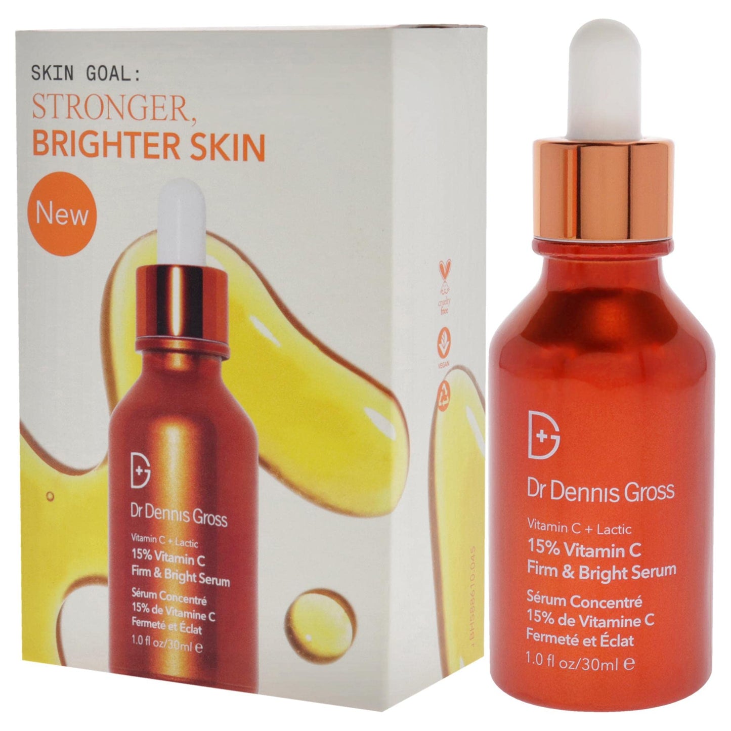 Dr. Dennis Gross Vitamin C Lactic 15 Precentage Vitamin C Firm and Bright Serum Unisex 1 oz