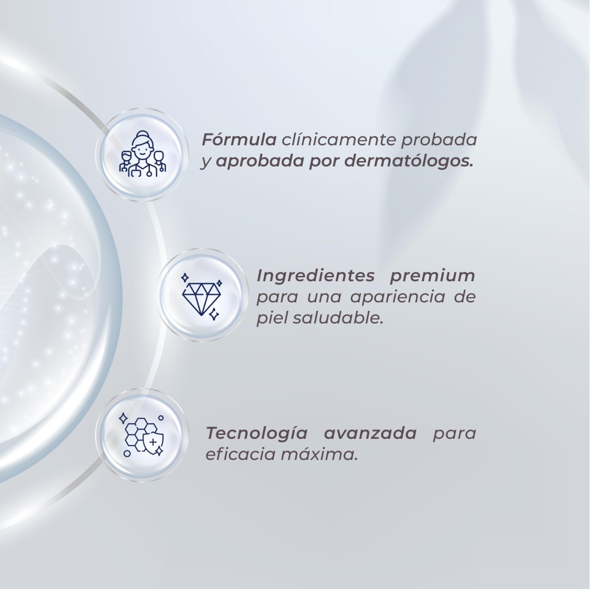 PMC - Crema Facial Antiedad de Células Inteligentes para Pieles Jóvenes de 30 a 45 Años I Indicado para Adultos Jóvenes I Tratamieno Antiarrugas y Antioxidante I Humecta, Suaviza y Repara la Piel | 50g