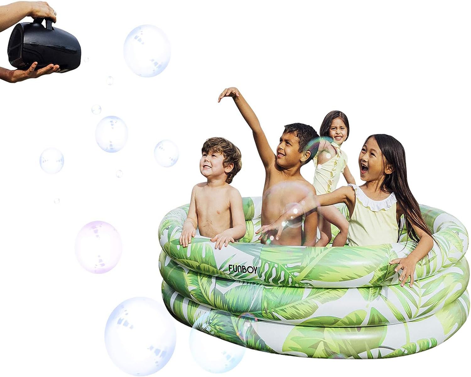FUNBOY - Piscina Gigante Inflable de Lujo para niños, diversión Durante Todo el año para pozos de Pelota, Piscinas, una Fiesta de Verano en la Piscina y la Playa