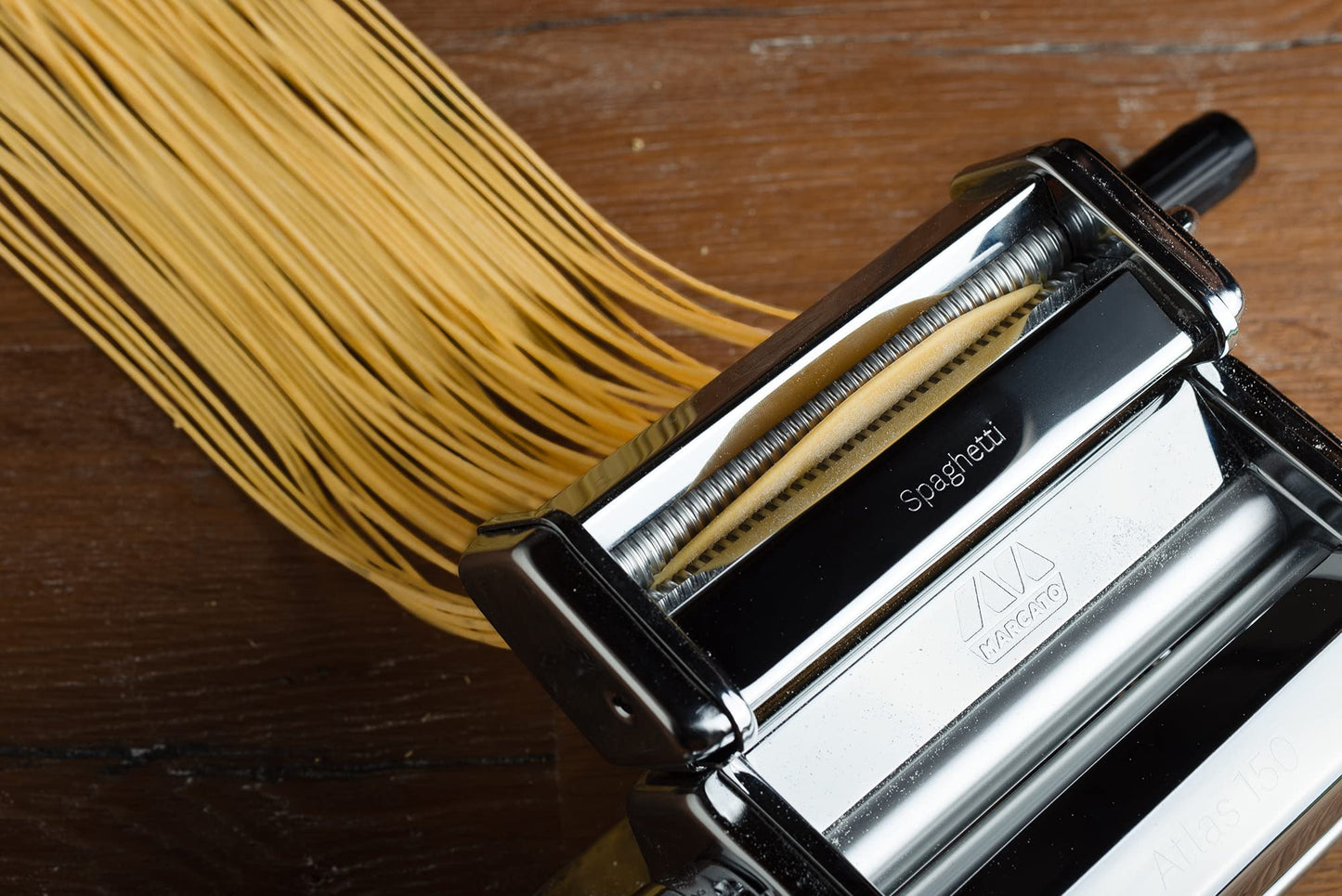 MARCATO Made in Italy - Accesorio para máquina de pasta Atlas 150, acero chapado en cromo