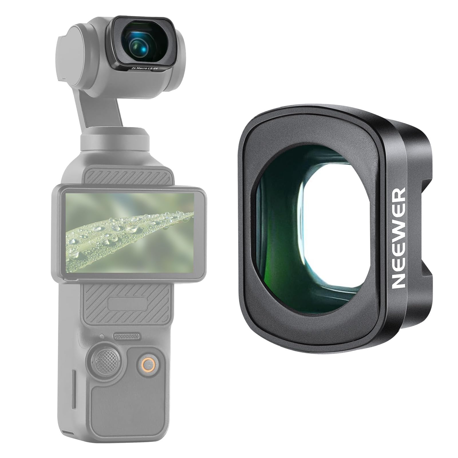 Lente Macro NEEWER Multicapa Vidrio Óptico HD para dji Osmo Pocket 3