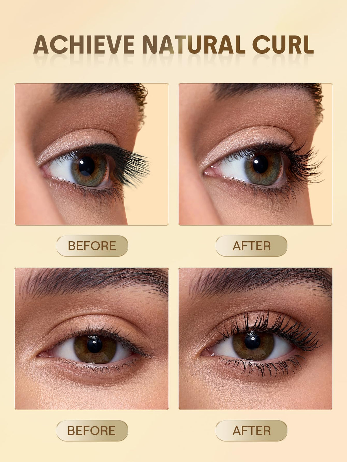 SHEGLAM Rizador de pestañas Made For Me, rizador de pestañas de acero inoxidable, rizo natural de larga duración, diseño ergonómico, se adapta a todas las formas de ojos.