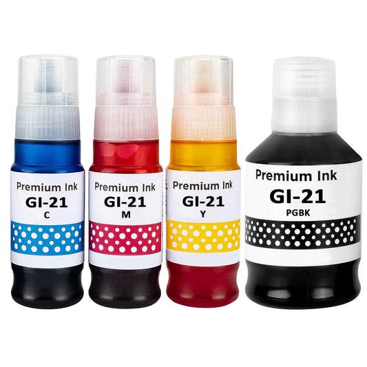 Botellas de Tinta Compatibles LAIPENG Paquete 4 K C M Y