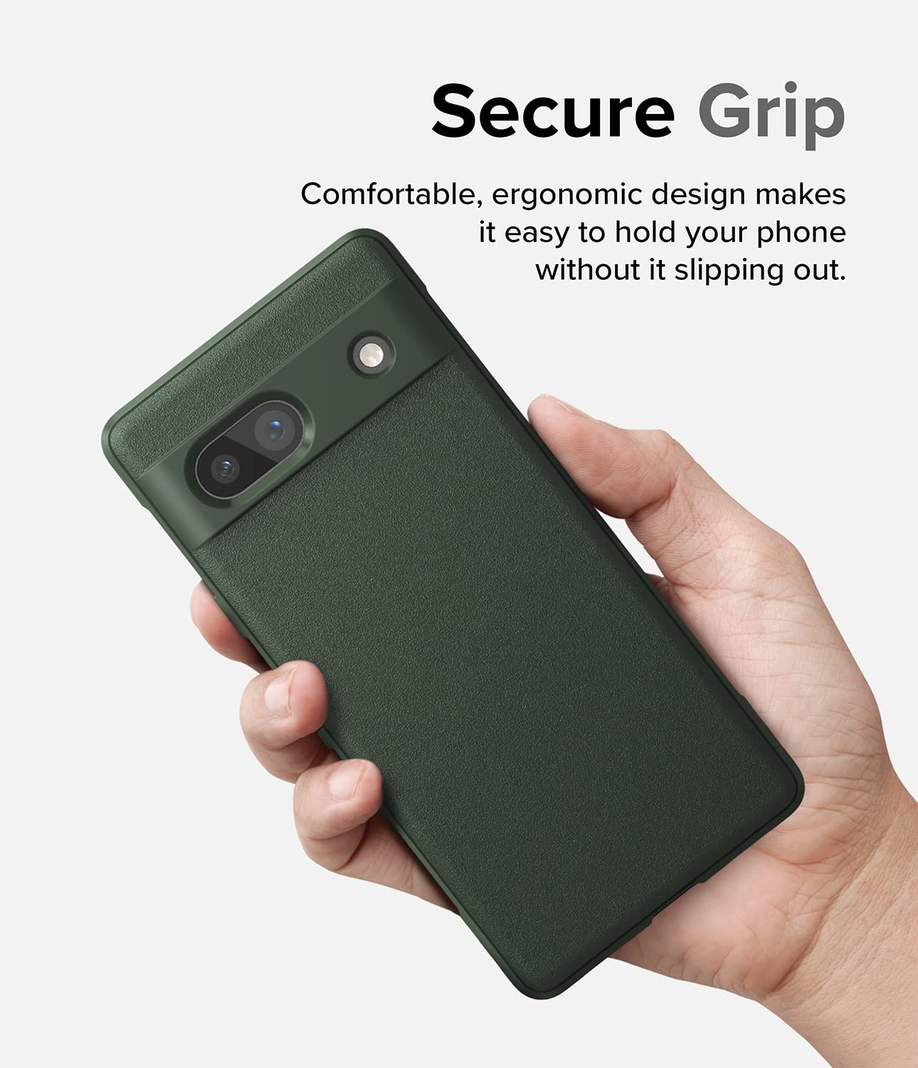 Funda Ringke Onyx Verde Oscuro Anti Huella para Google Pixel 7a 5G