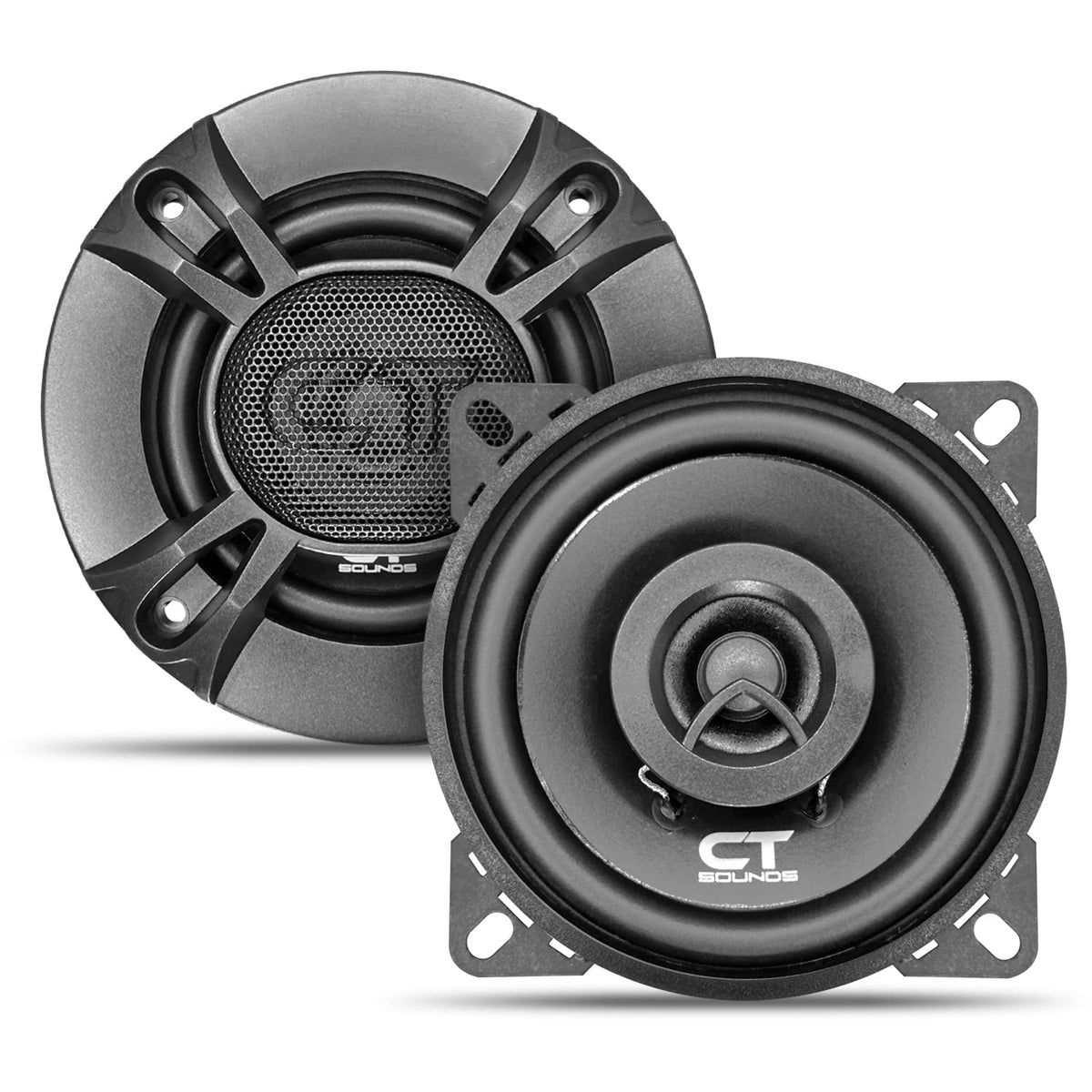 Altavoces Coaxiales CT Sounds BIO-4 Negro 160 Vatios Máximo para Coche