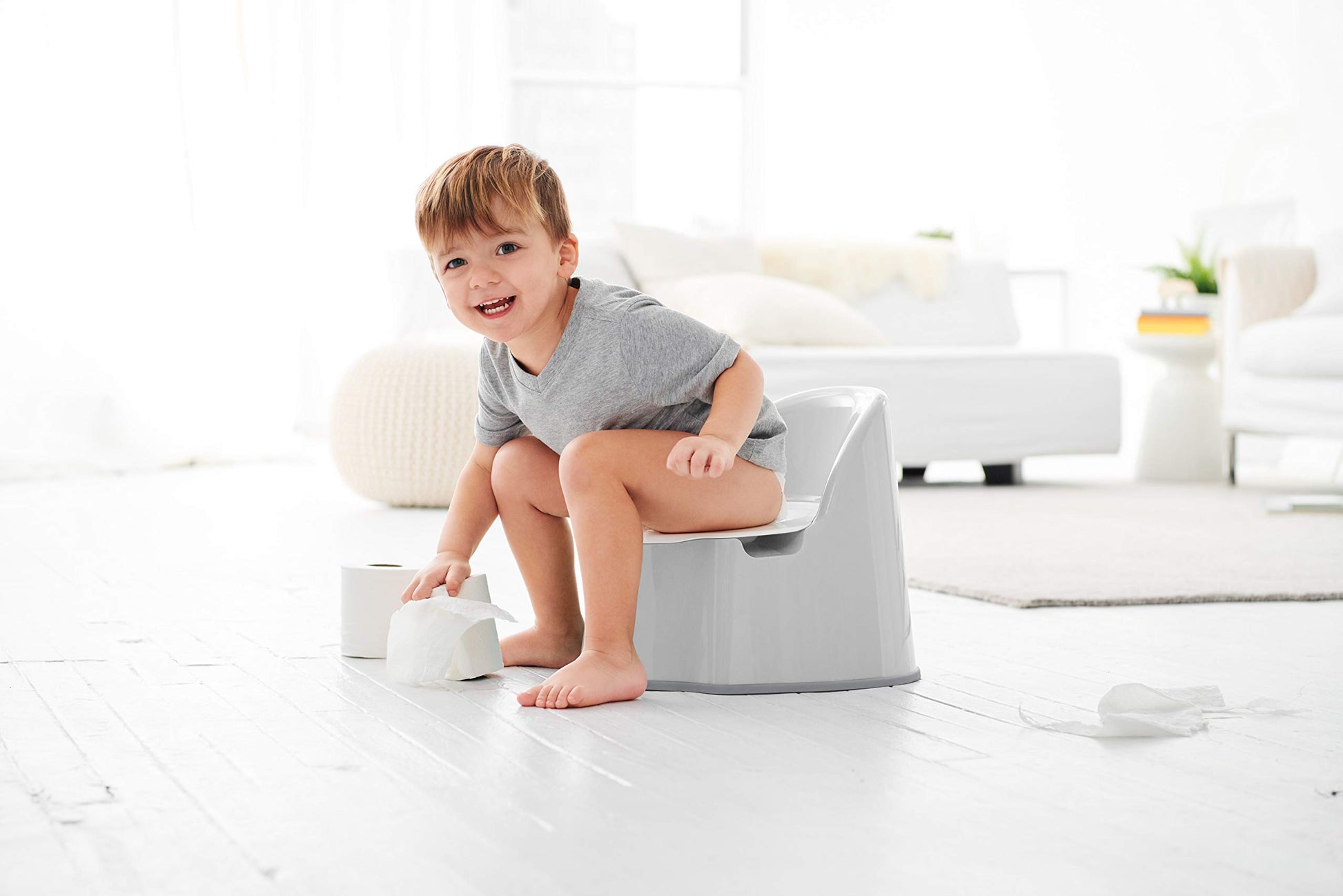 Silla para Orinal OXO Tot Gris para Niño