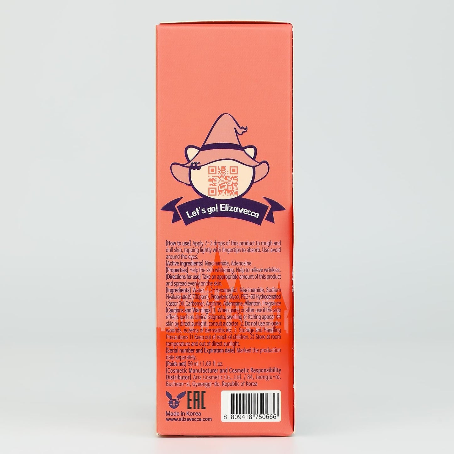 Suero Antiedad Elizavecca Hell Pore Control Acido Hialuronico 97%