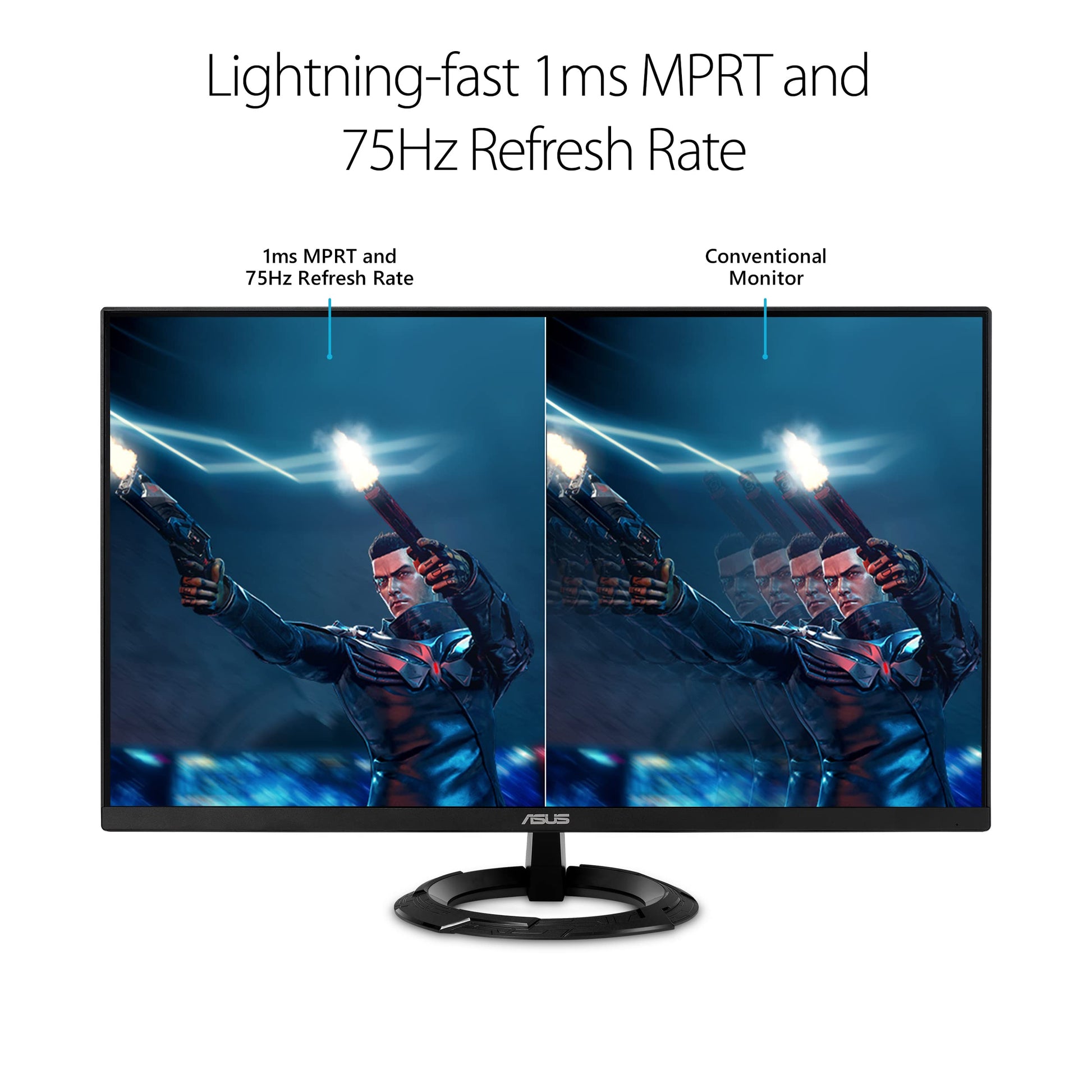 ASUS MONITOR LED 27" (VZ279HEG1R) 1920 X 1080,75HZ, IPS,HDMI,VGA