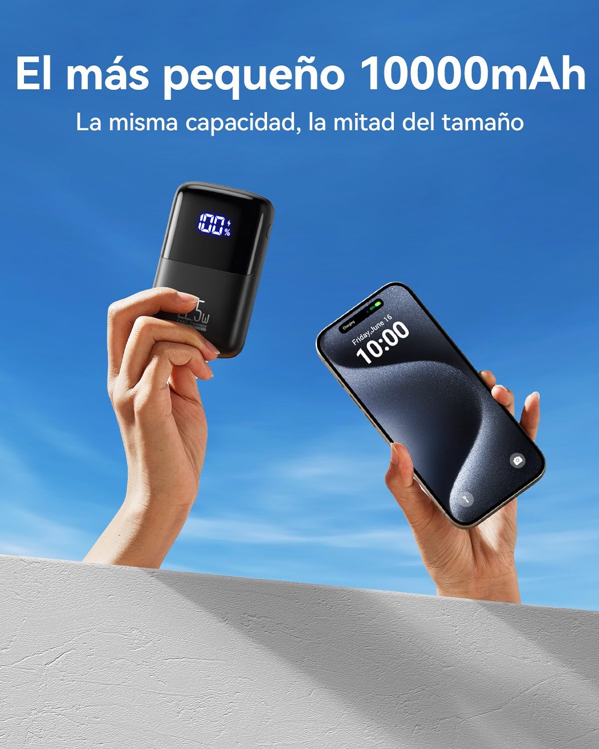 Power Bank INIU Mini 10000mAh USB C Carga Rápida PD3.0 QC4.0 para iPhone Samsung iPad Xiaomi Huawei Google