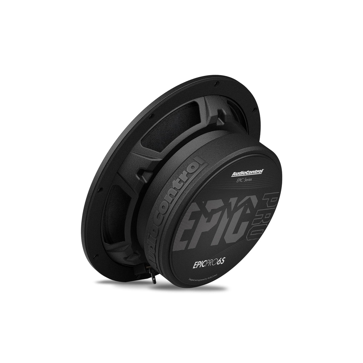 Altavoces Delgados AudioControl EPICPRO6S Negro de 6.5 Pulgadas con 200 W RMS y Montaje Superficial