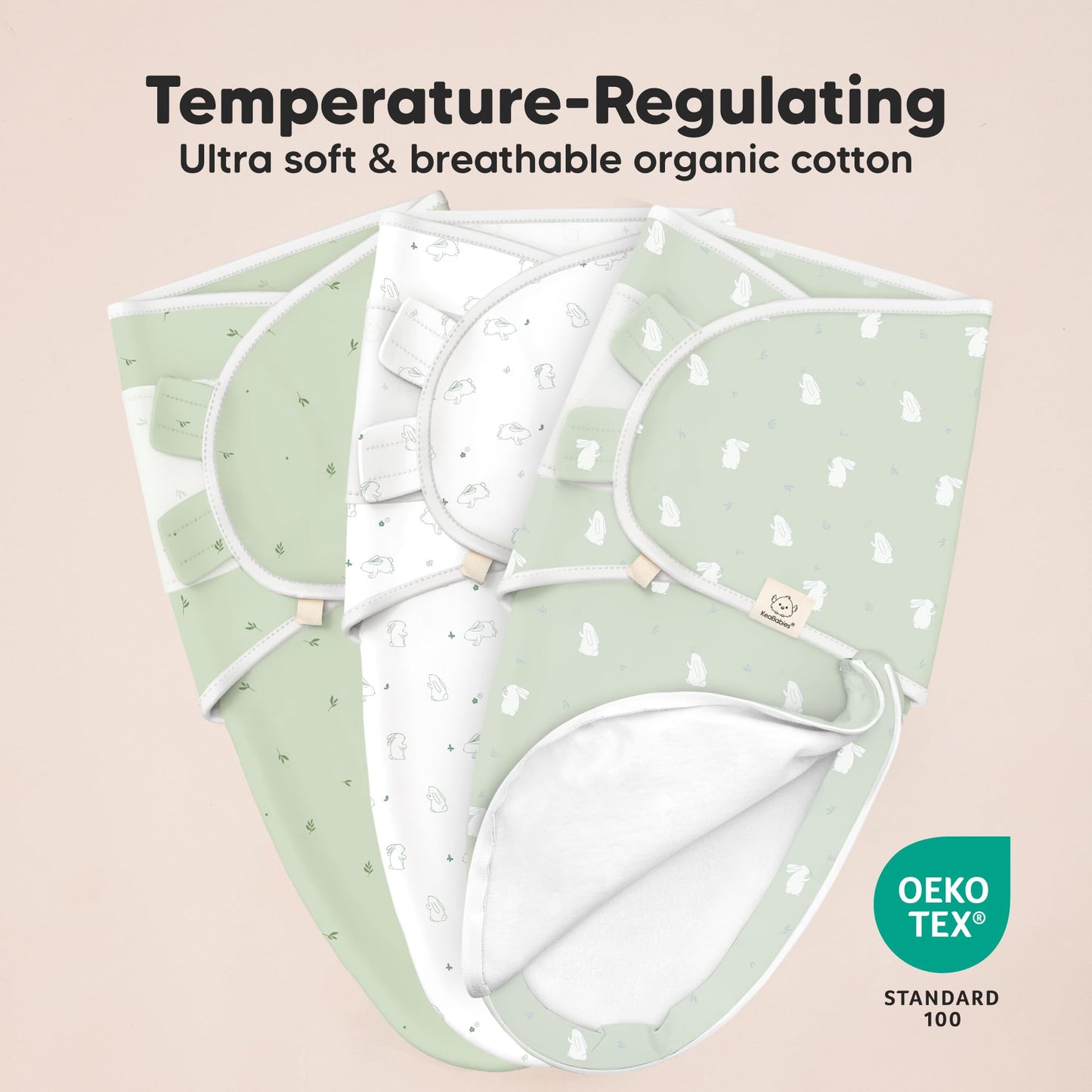 Sacos de dormir para bebé con cierre, paquete de 3 pañales para recién nacidos de 0 a 3 meses, bebés, niñas, niños, saco de dormir suave y duradero para recién nacidos, manta de pañales fácil para