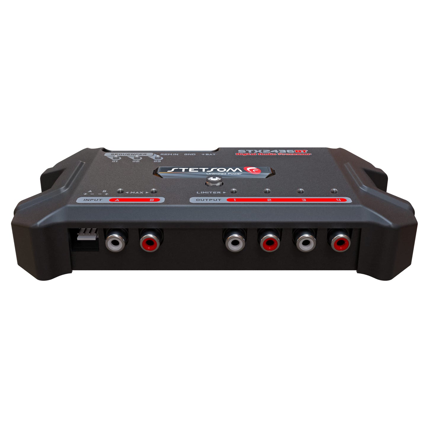 Stetsom STX 2436 BT DSP Bluetooth (nueva versión 2022) Procesador de señal digital completo bandas gráfico ecualizador de alta precisión filtros cruzados voltímetro