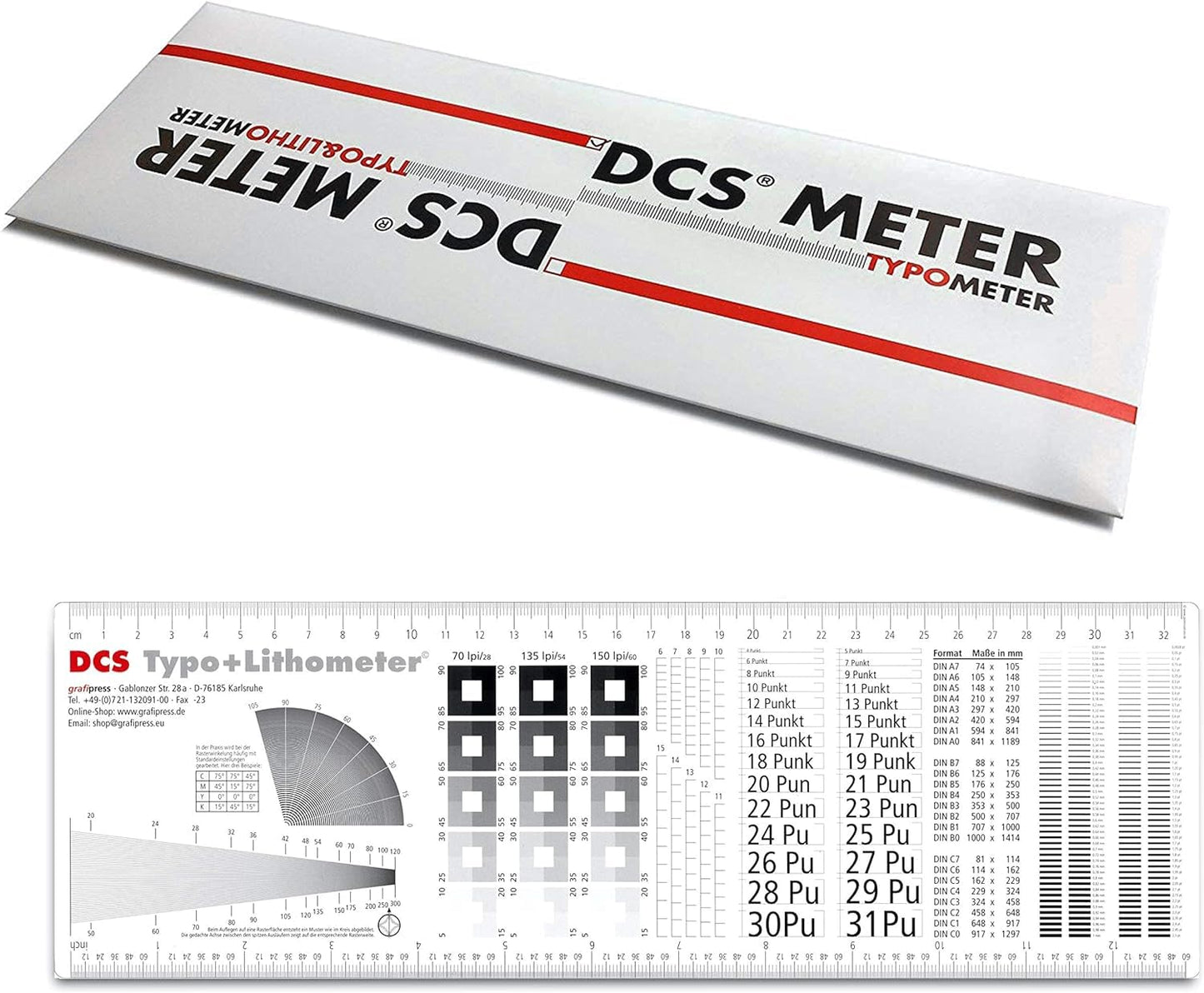 DCS Typometer y Litómetro