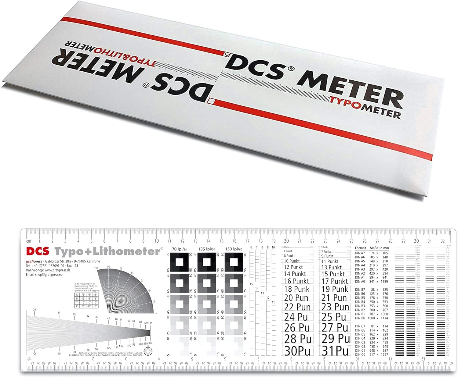 DCS Typometer y Litómetro