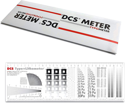DCS Typometer y Litómetro