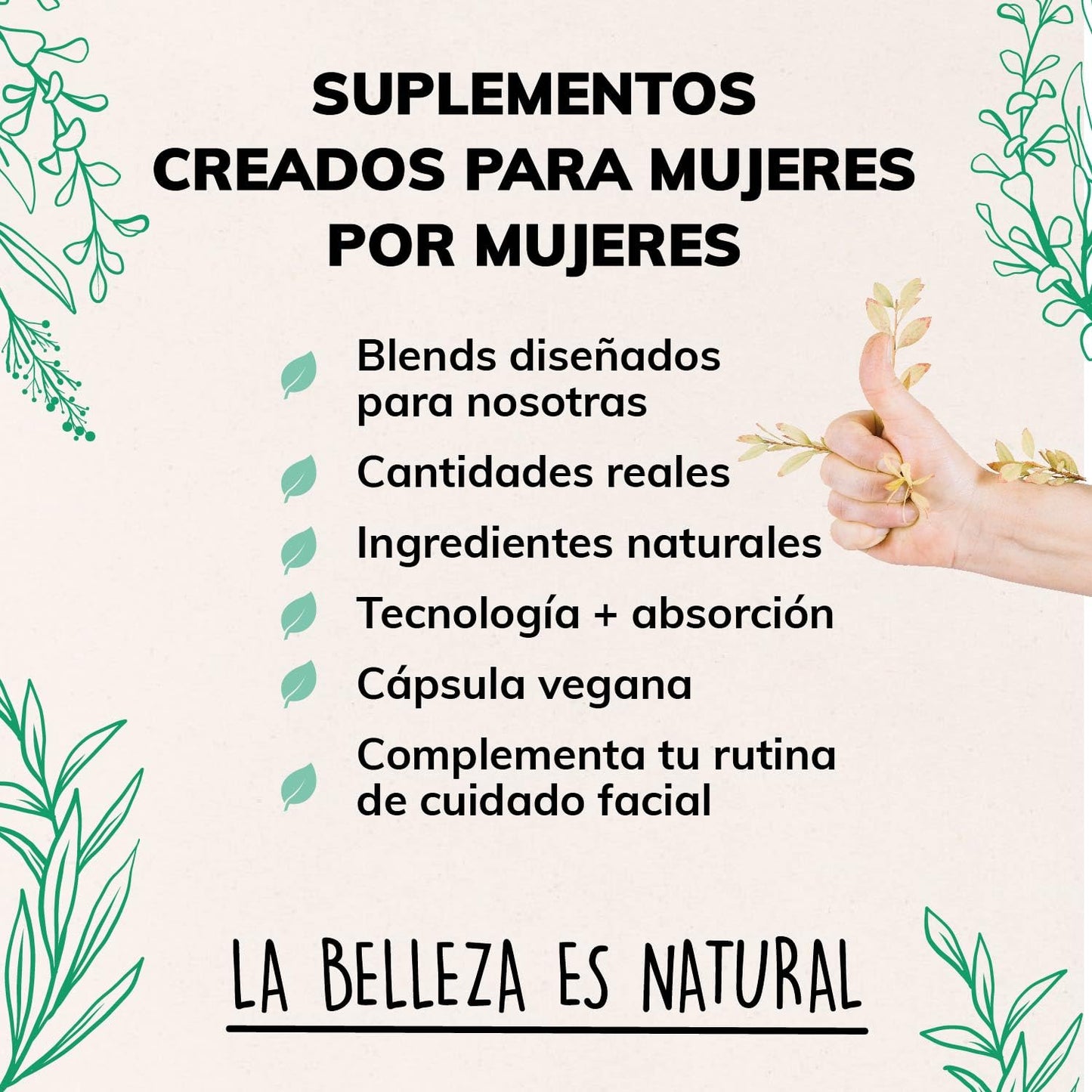 Suplemento Digestivo Quotidien Vegano Amplio Espectro para Mujer