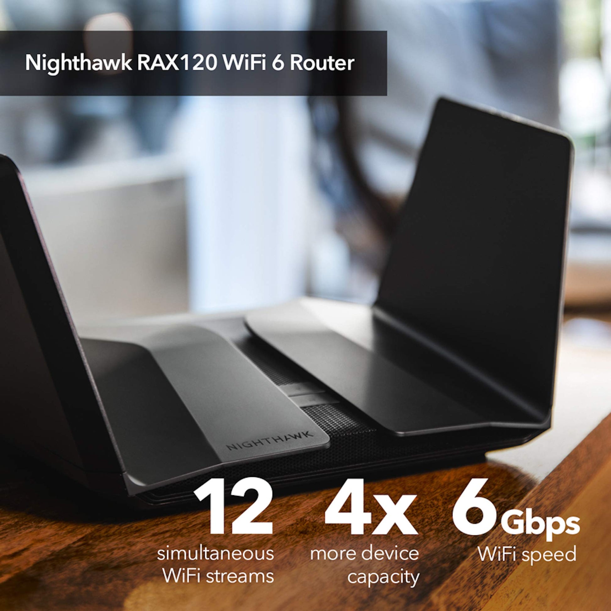 Router WiFi 6 NETGEAR Nighthawk AX12 AX6000 para Hogares Inteligentes Amplios