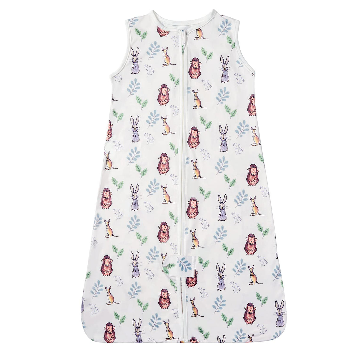TotAha - Saco de dormir para niños pequeños, unisex, transpirable, con cremalleras seguras de 2 vías, saco de dormir suave y sin mangas, saco de dormir de 0.5 TOG 2T-4T, XL