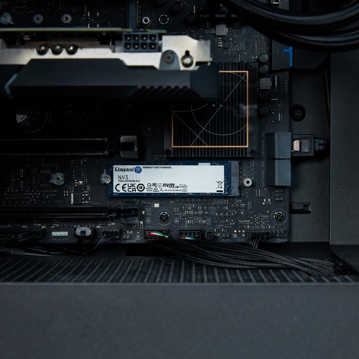 Kingston SSD NV3, Capacidad: 500GB, Factor de Forma: M.2 2280, Interfaz: NVMe PCIe Gen 4.0 x 4 Carriles, Lectura: 5000MB/s y Escritura: 3000MB/s, SKU: SNV3S/500G
