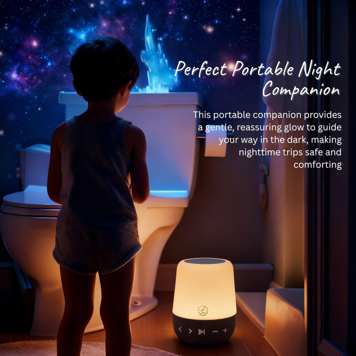 Sleep ZM - Máquina de ruido blanco con 30 sonidos, ayuda digital para dormir con luz nocturna ámbar para bloqueo de luz azul, control táctil, batería recargable y temporizador para adultos y bebés