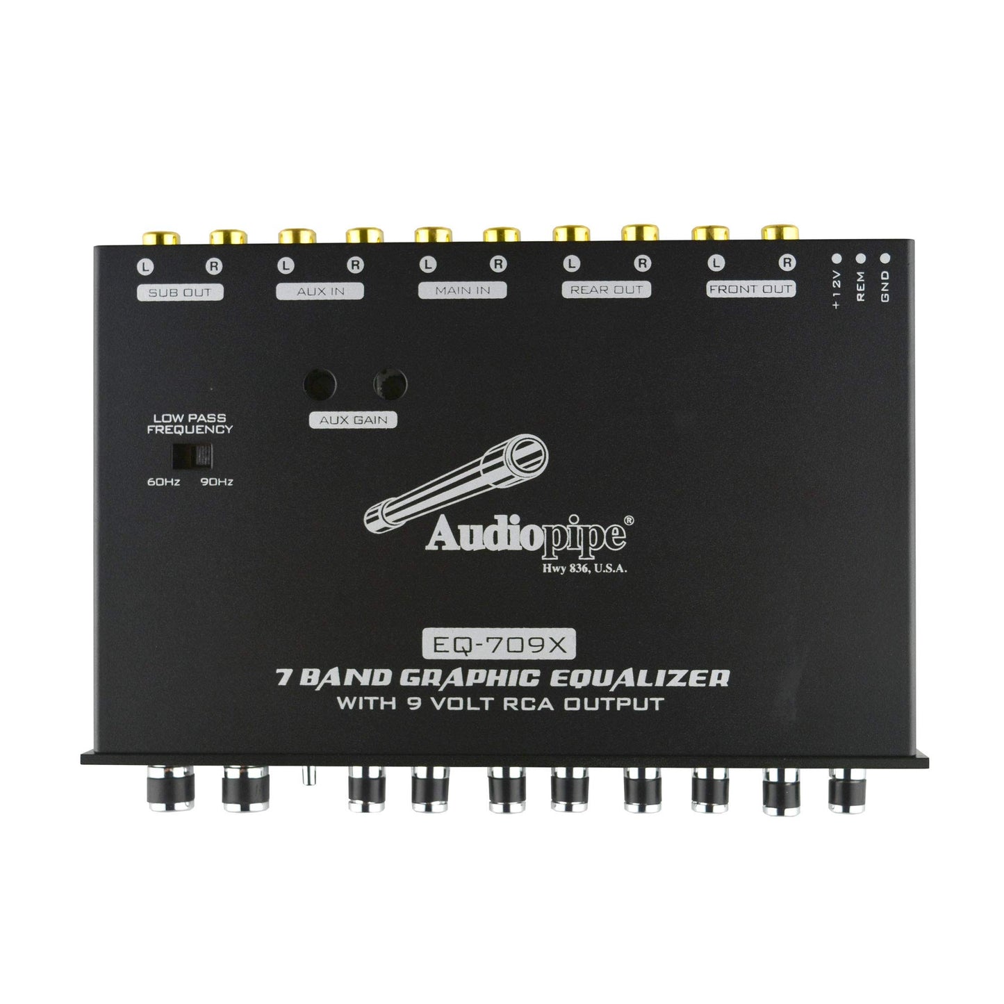 Audiopipe EQ-709X 7-Band Graphic In-Dash Equaliser