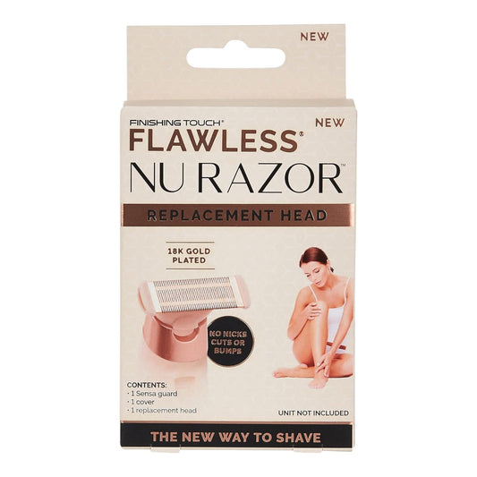 Finishing Touch Flawless Nu Razor - Cuchilla de repuesto, color oro rosa