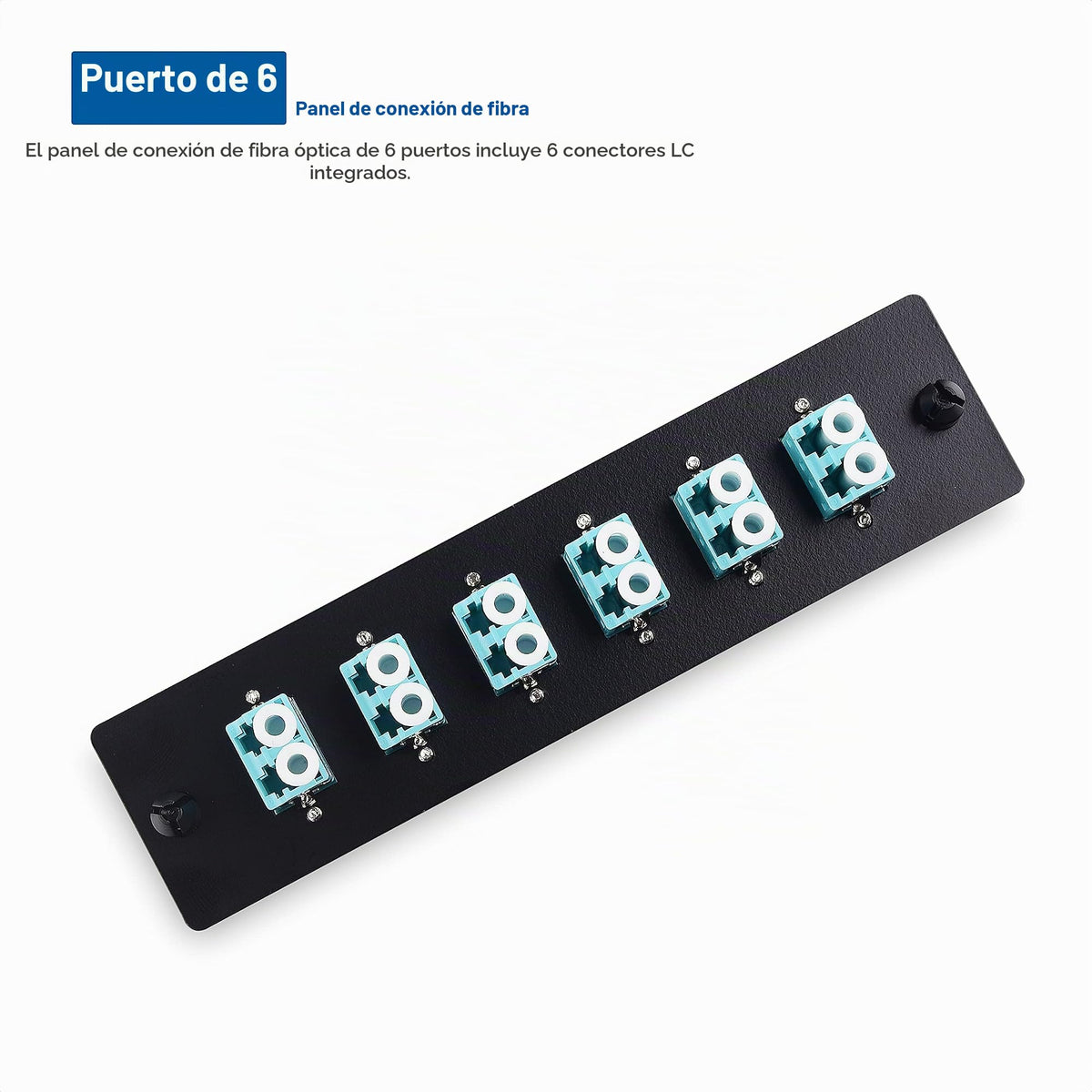 Panel de Conexión Multimodo Cable Matters Verde OM4 OM3 con Adaptadores Fibra Óptica LC UPC Compatible con LGX