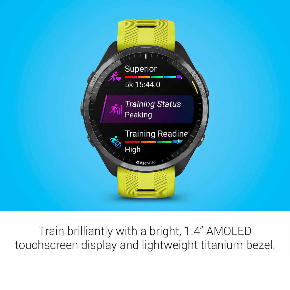 Reloj Garmin Forerunner Amp Yellow Avanzado