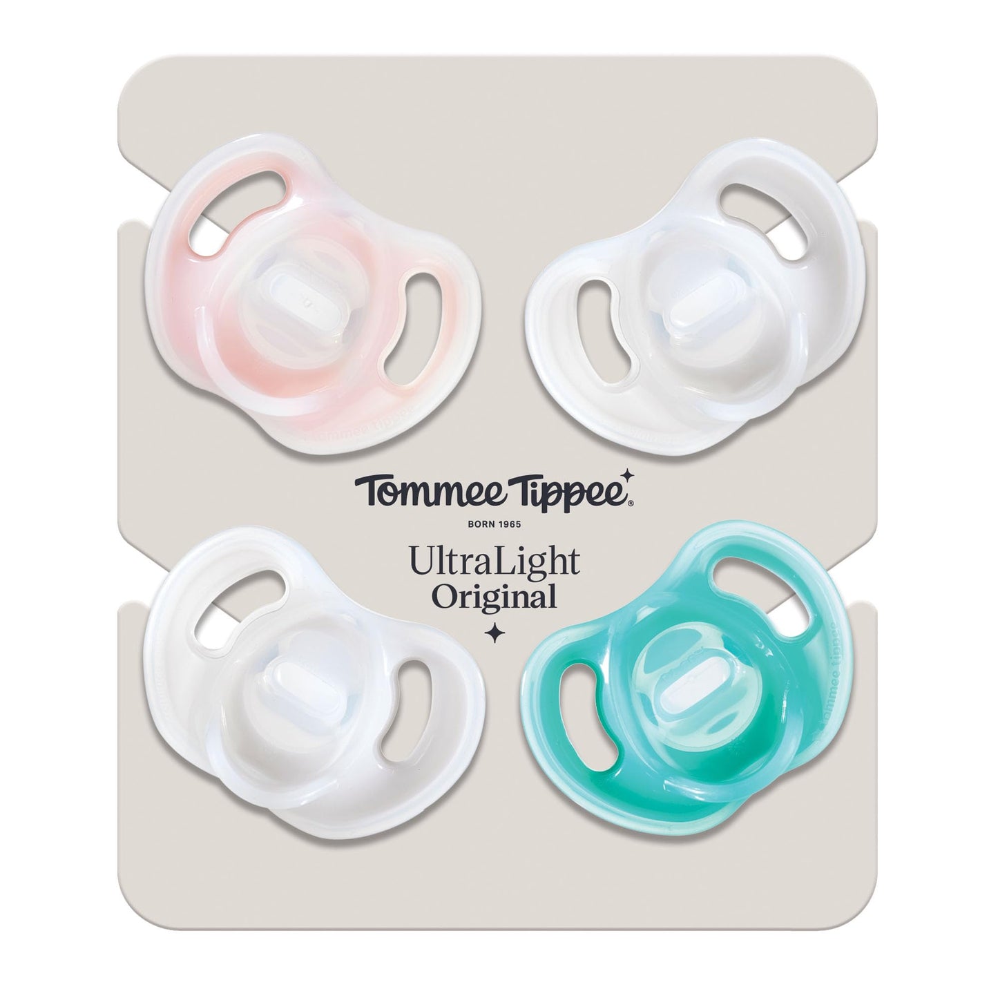 Chupete de Silicona Tommee Tippee Rosa Ultraligera para Niña