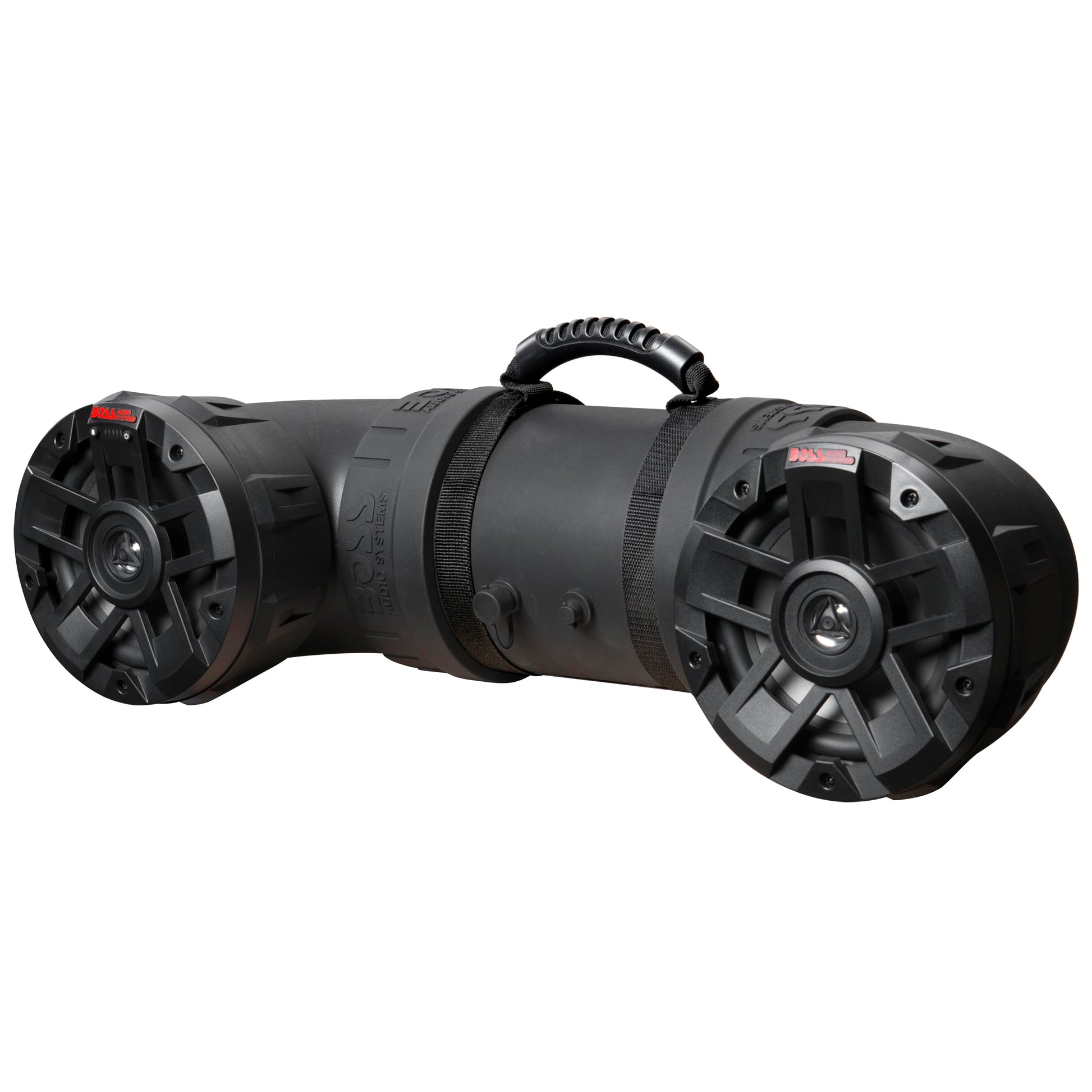 BOSS Audio Systems ATVB6.5R ATV UTV Sistema de sonido resistente a la intemperie, altavoces de 6.5 pulgadas, tweeters de 1 pulgada, amplificador incorporado, Bluetooth, batería recargable, fácil