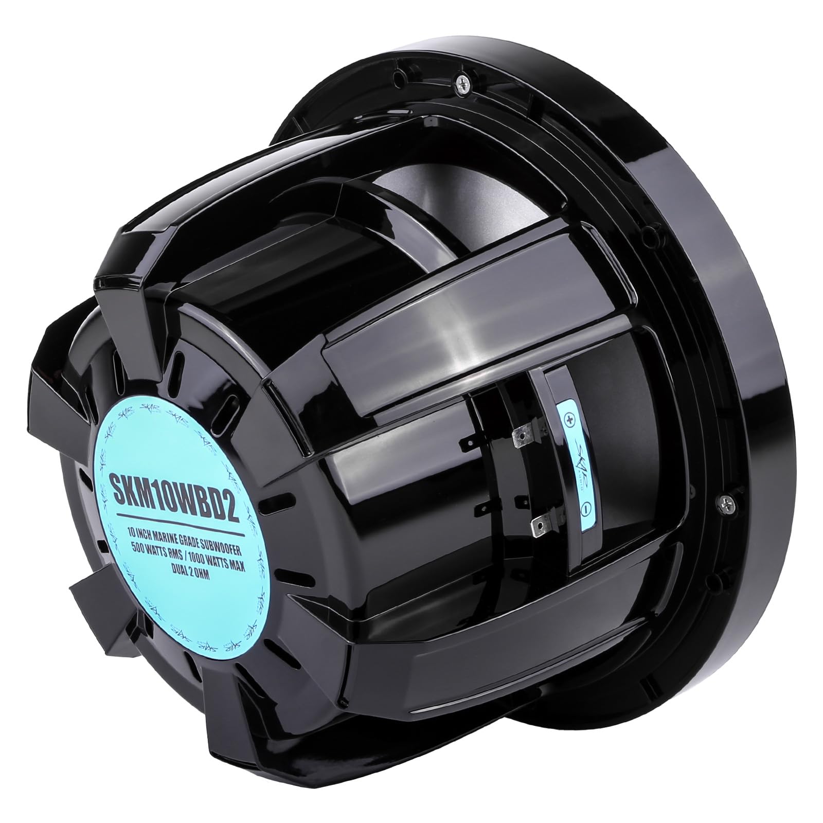 Skar Audio SKM10WBD2 10" 1000W Max Power Dual 2 Ohm Subwoofer marino (negro)