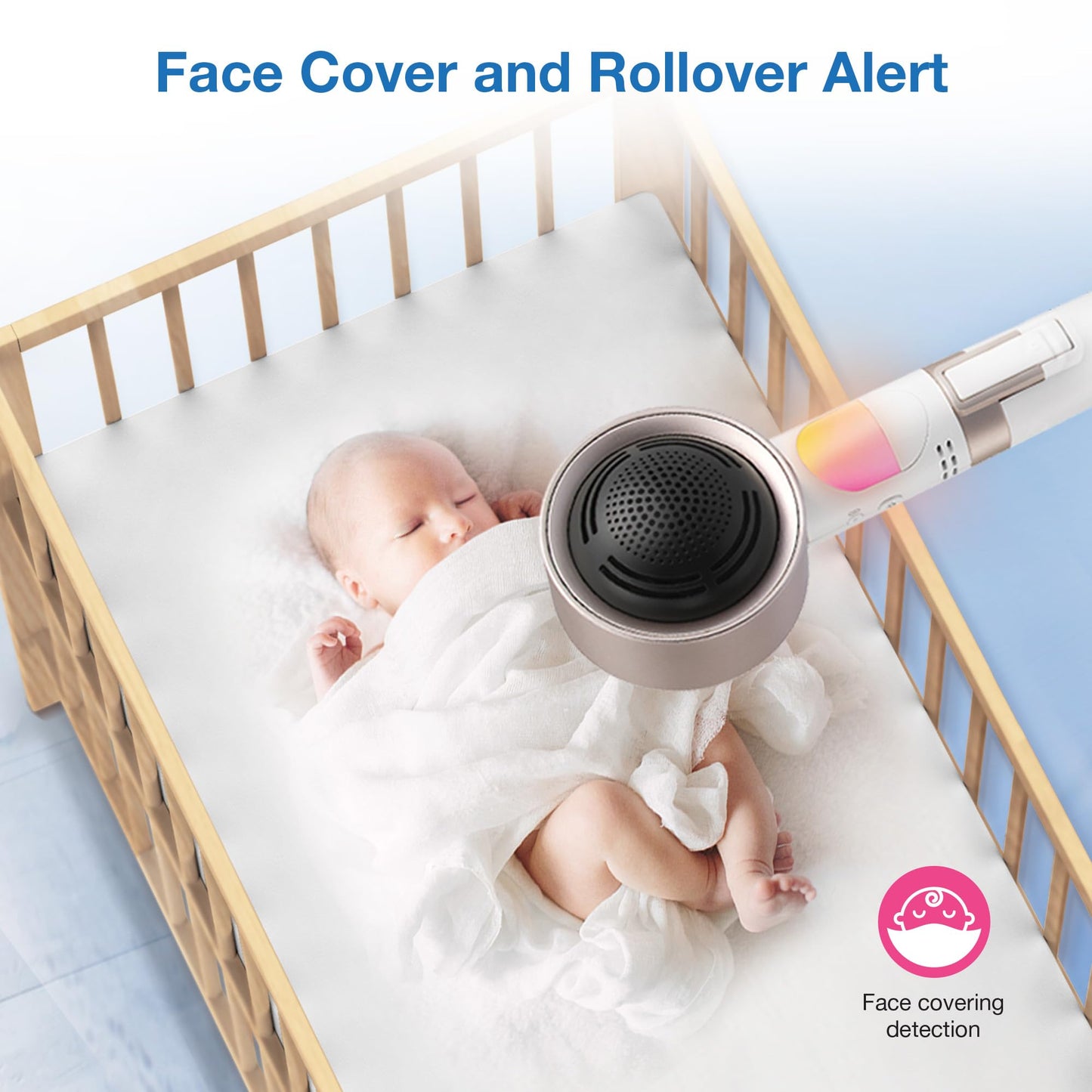 Monitor Inteligente para Bebé VTech V-Care Blanco 5 Pulgadas Acceso Remoto Detecta Inteligencia