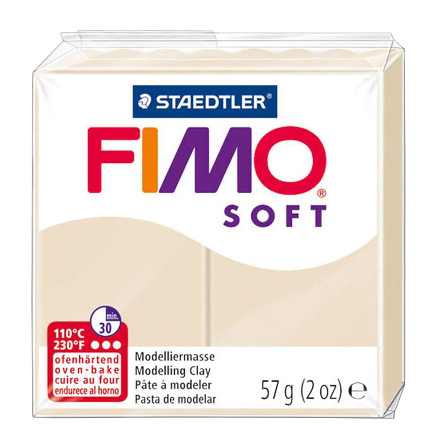 FIMO - Arcilla para modelar horno de polímero suave, 57 g, juego de 8 tonos tierra