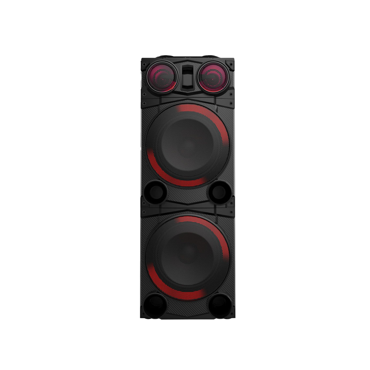 Bocina Bluetooth Aiwa DJ Top Negra con Luces LED y USB para Fiestas y Eventos