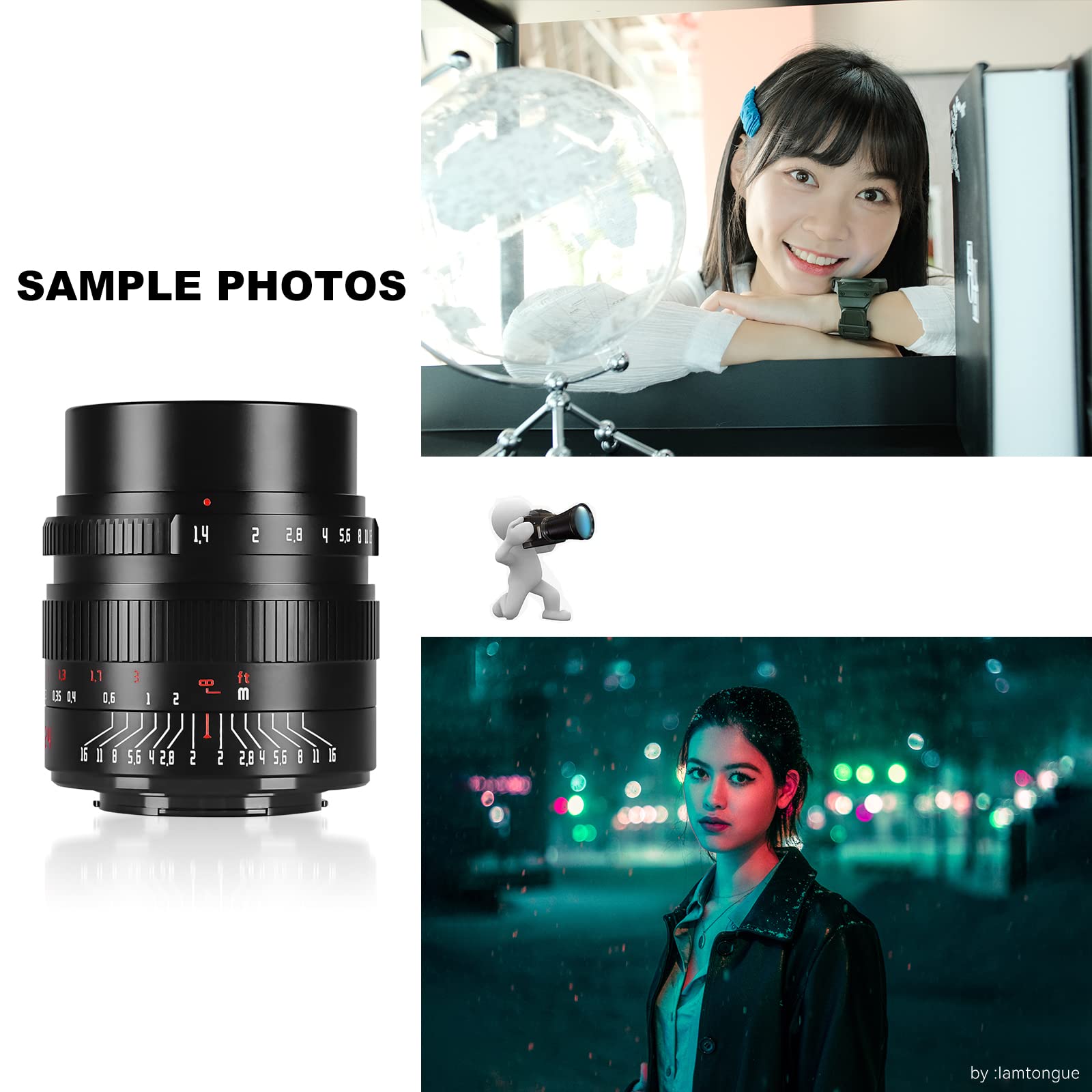 Lente Primaria APS-C 24mm F1.4 7artisans Gran Apertura Compatible Fujifilm X